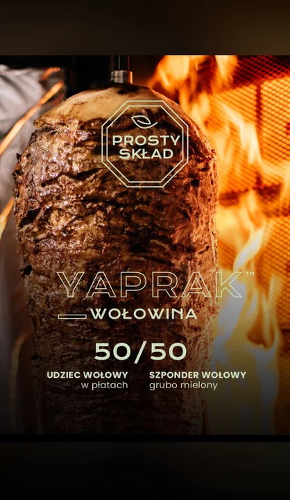 Wołowina YAPRAK w Doner King Spot