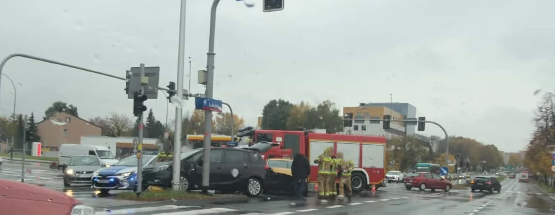 Zdarzenie na ulicy Lubelskiej w Rzeszowie