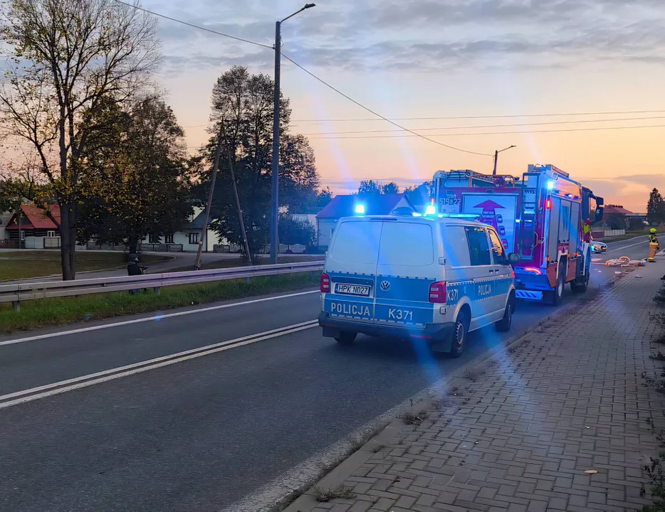 Potrącenie w regionie