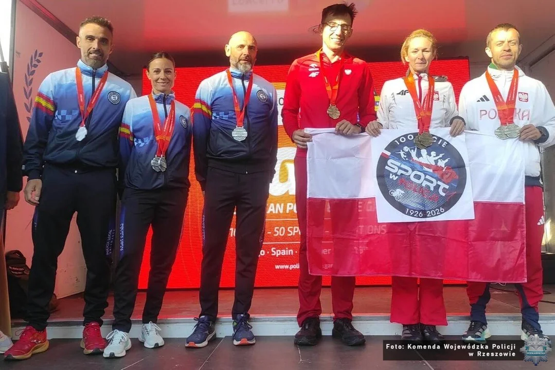 Podkarpaccy policjanci w europejskiej czołówce! 21 medali i sportowa historia napisana w Vigo