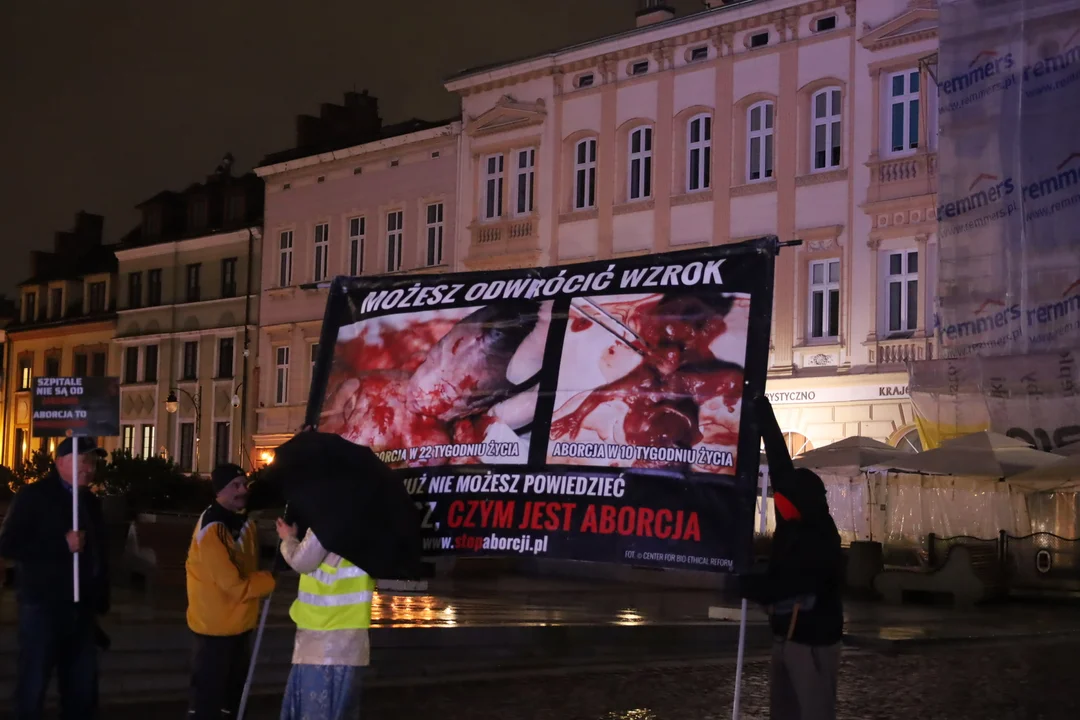 Protest przeciwko aborcji